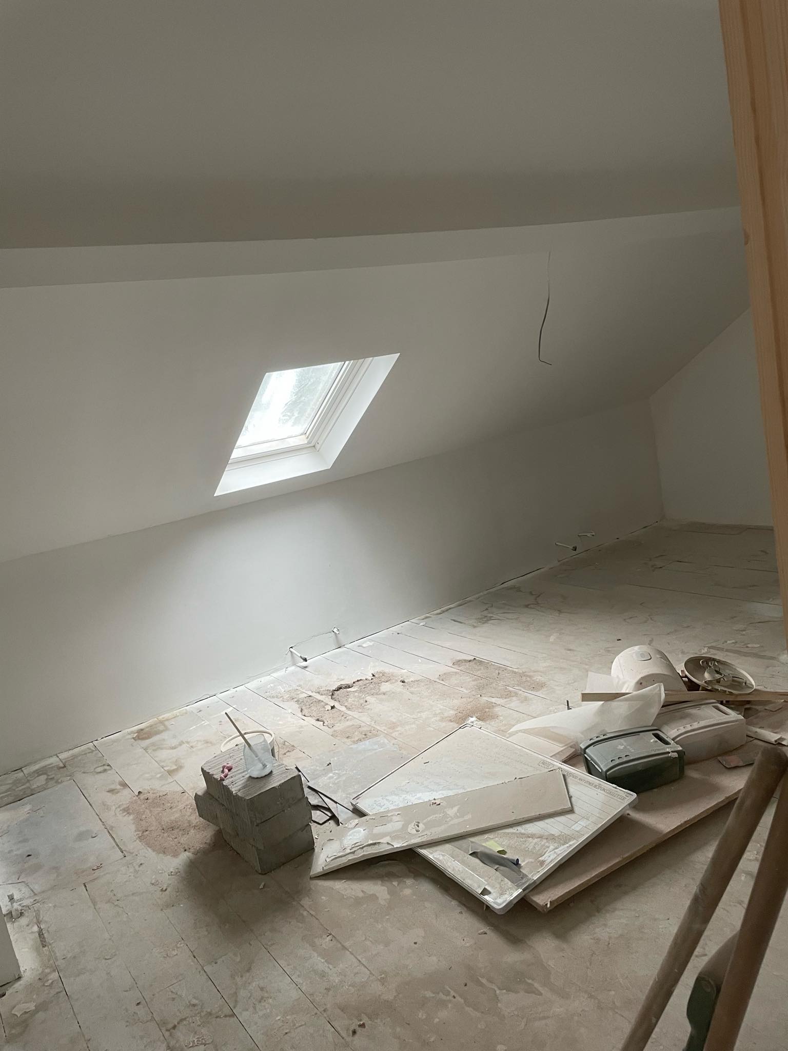 Spray plastering